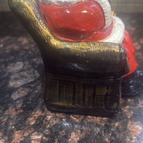 VTG Black Sitting Santa Christmas Holiday African collectors rare - Picture 7 of 9